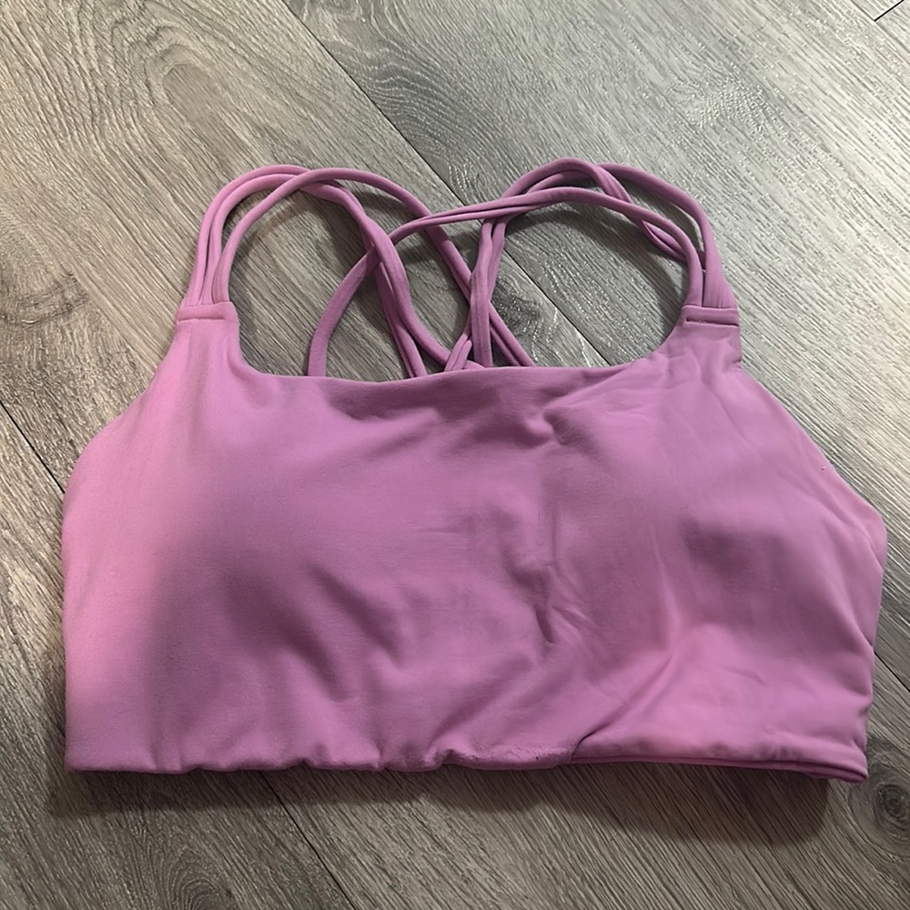 Athleta Hyper Focused Bra Violet Blush